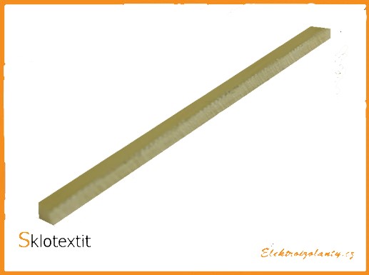 Sklotextitová tyč G10 - čtyřhran 12 x 12 mm / délka 1000 mm 